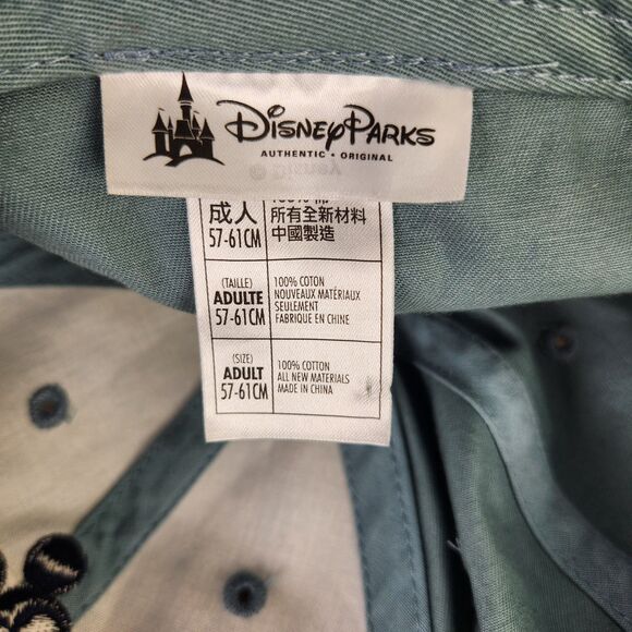 Disney Parks Mickey Mouse 1928 Hat Light Blue Strapback Dad Cap Adjustable OSFA - Picture 10 of 10